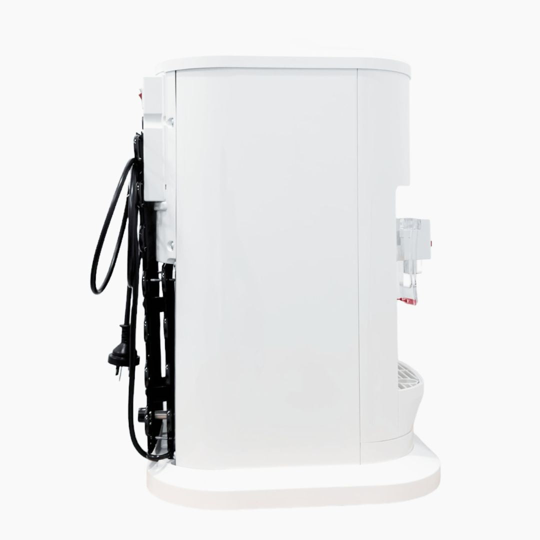 Luxurious White Hot and Cold Benchtop Water Cooler - LG Compressor