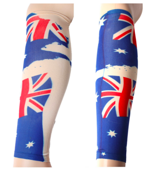 Australian Tattoo Sleeve Aussie Flag Fake Tats Australia Day Costume Party