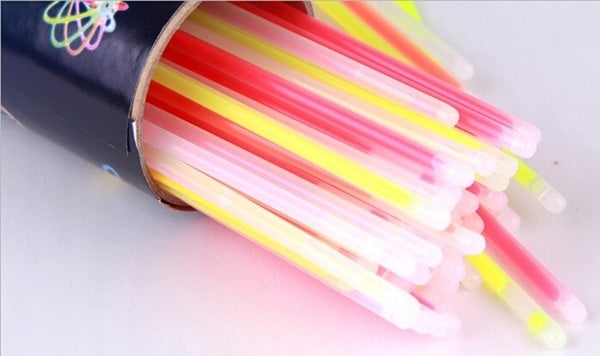 15 GLOW STICKS Party Light Glow In The Dark Rave BRACELETS Disco Bulk 20cm