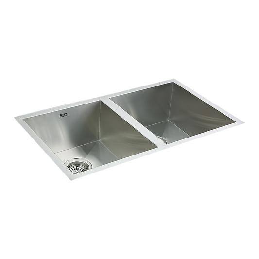 770x450mm Handmade Stainless Steel Undermount / Topmount Kitchen Sink with Waste