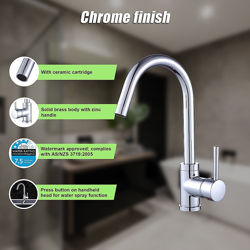 Kitchen Mixer Tap Faucet for Basin Laundry Sink