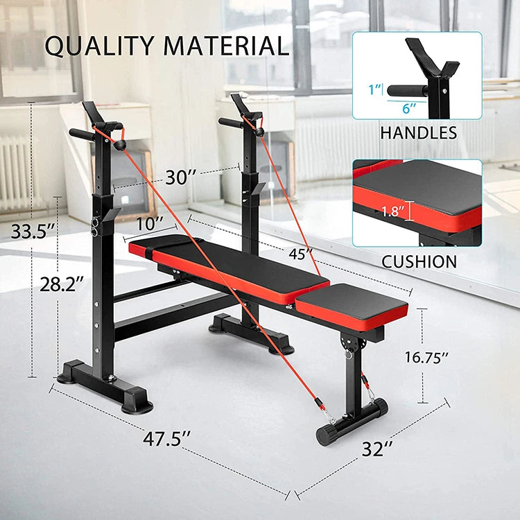 NNEOBA Heavy Duty Flat Weight Bench