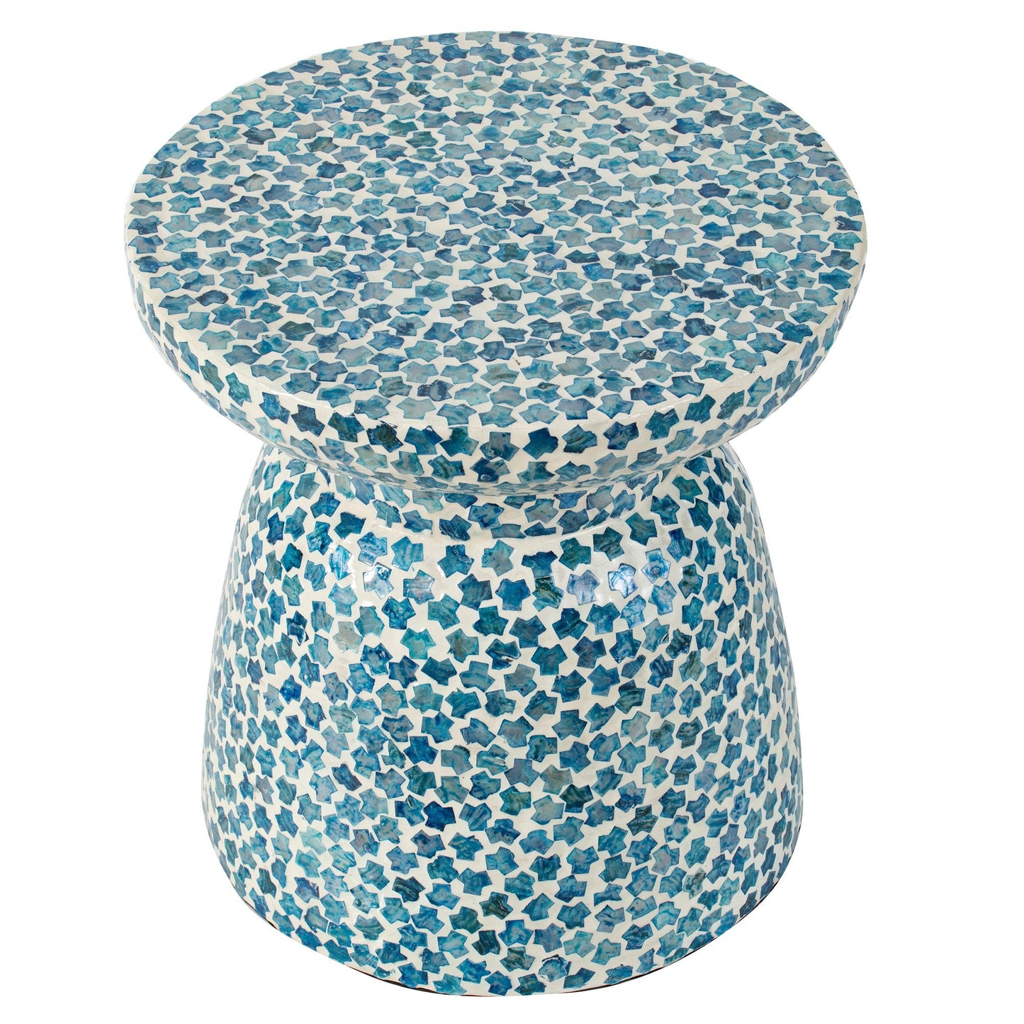 SANTORINI SHELL STOOL/SIDE TABLE