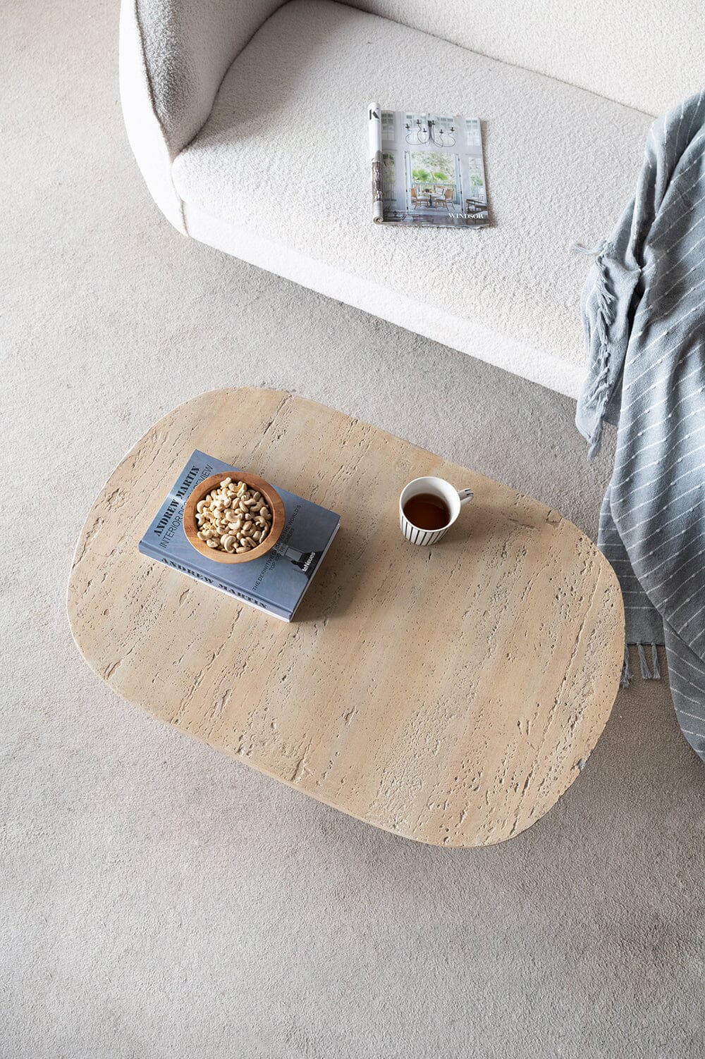 LOGAN CEMENT COFFEE TABLE