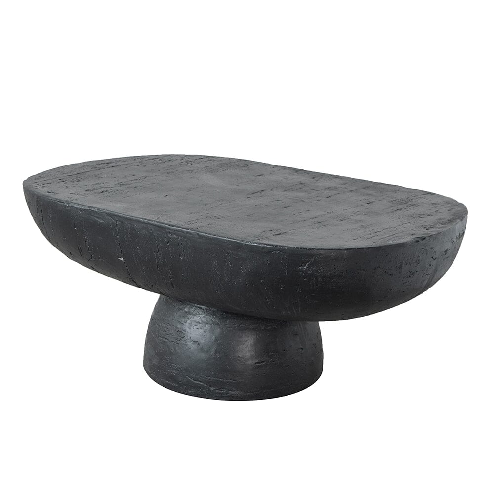 BLACK IS BACK CEMENT COFFEE TABLE