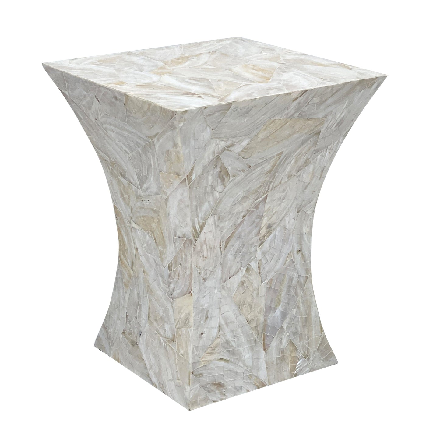 GLEESON MOTHER OF PEARL HAND MADE SIDE TABLE