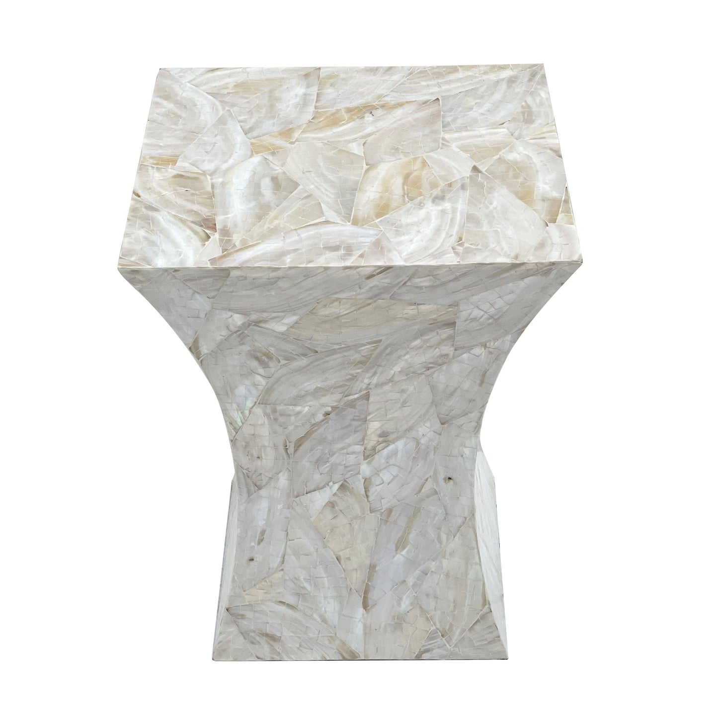 GLEESON MOTHER OF PEARL HAND MADE SIDE TABLE