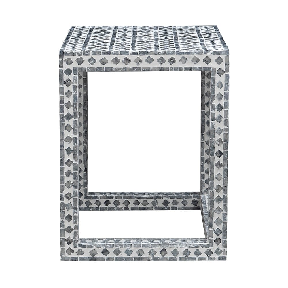 CLAIRE SHELL INLAY NESTING TABLES