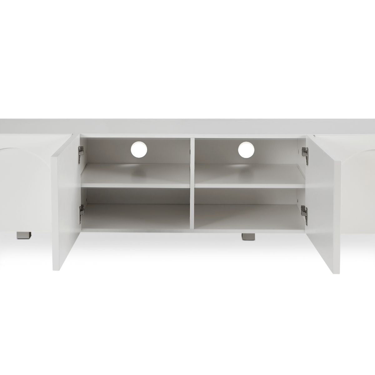 Dome White TV Unit