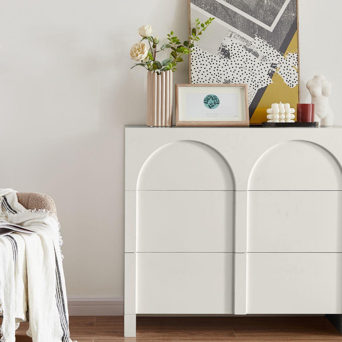 Dome White Sideboard