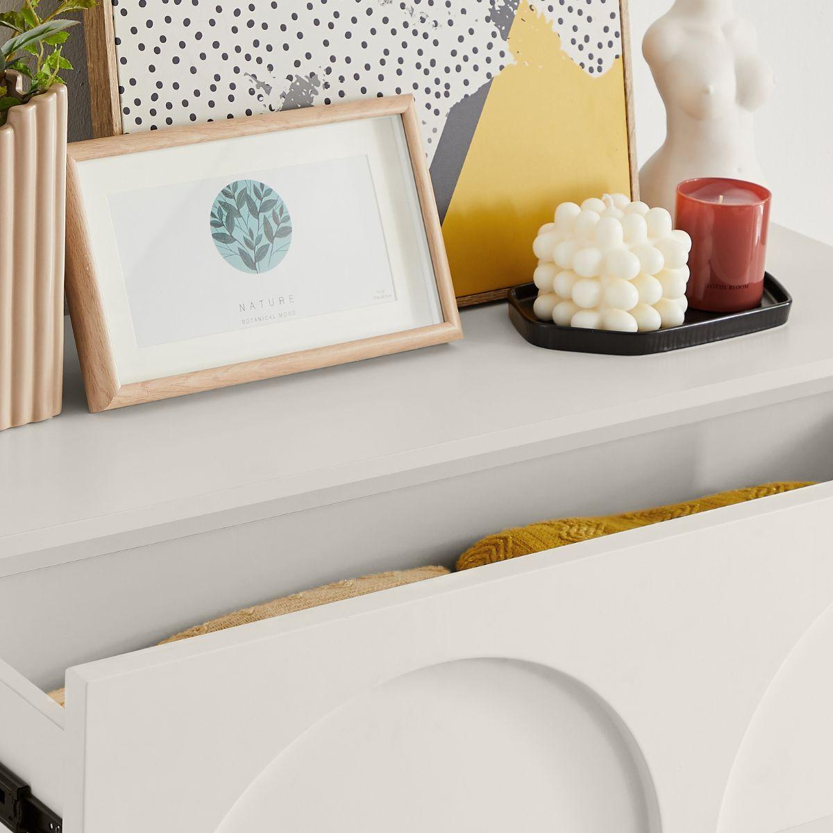 Dome White Sideboard