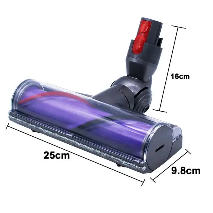 Replacement Electric Floor Brush Head for Dyson V7 V8 V10 V11 - Turbo Direct Drive Vacuum Accessory