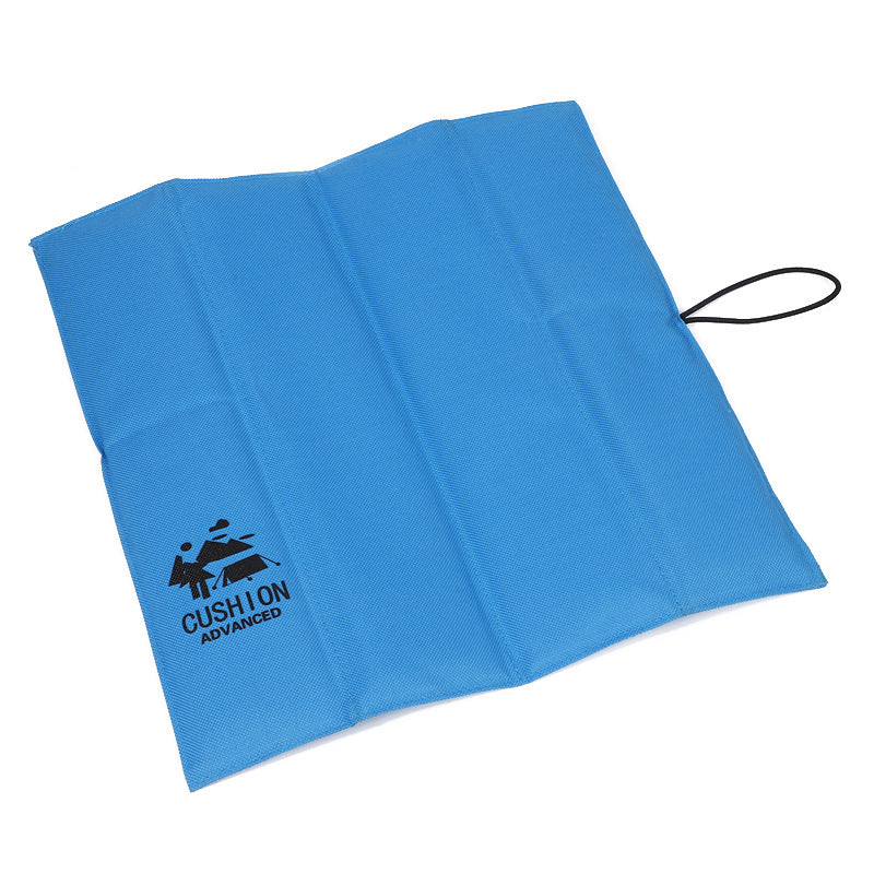 4 PCS Blue Portable Waterproof Outdoor Picnic Mat, Moisture-Proof Thermal Seat Pad, Foldable and Lightweight Travel Cushion