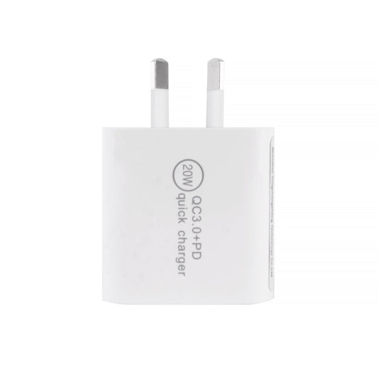 20W USB C & USB A QC3.0+PD Fast Charging Wall Charger