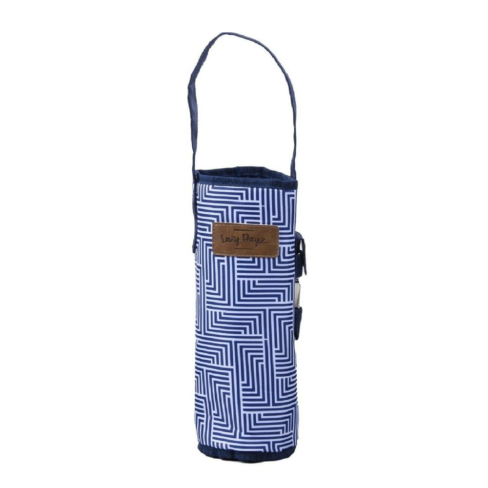 Lazy Dayz Insulated Wine Bottle Tote - Makena