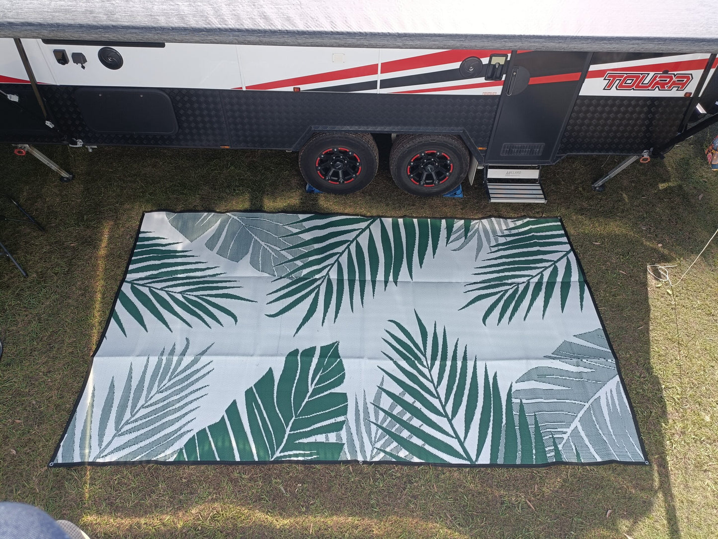 Tropical 3m x 1.8m recycled poly mat