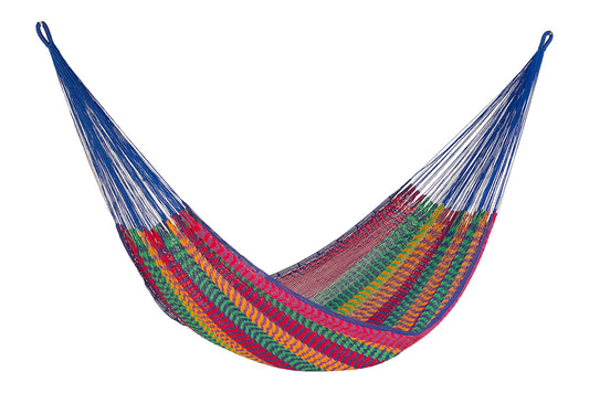 Outdoor undercover cotton Mayan Legacy hammock King size Mexicana