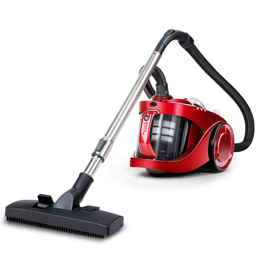 Devanti 2200W Bagless Vacuum Cleaner Red