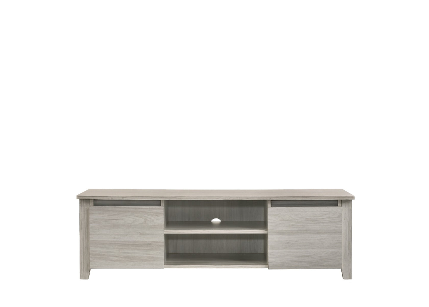 TV Stand Entertainment Unit 120cm In White Oak