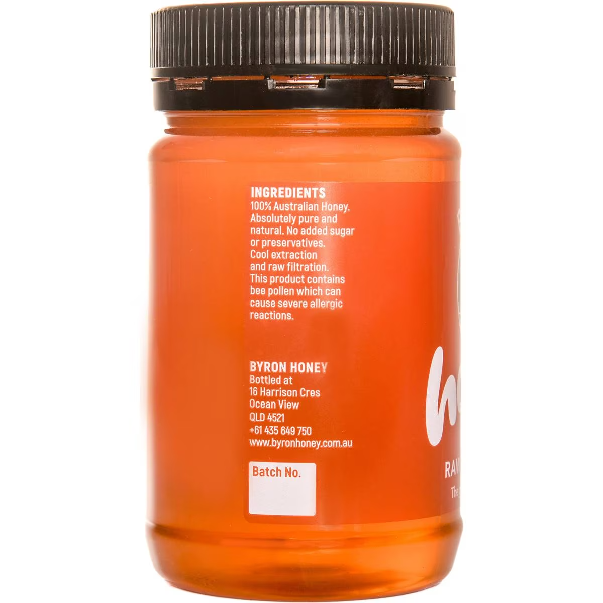 Byron Honey Raw And Natural 500g