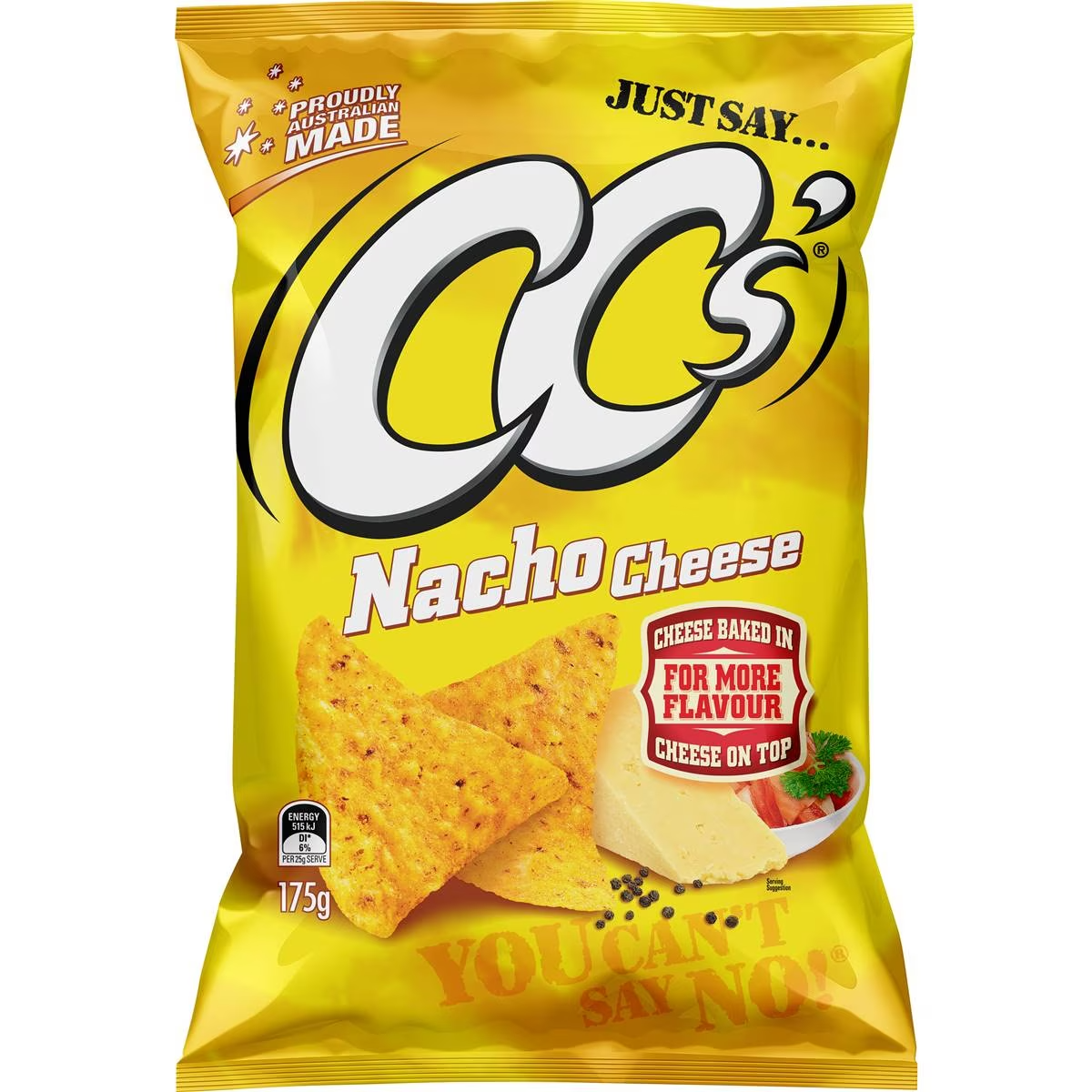 Cc's Corn Chips Nacho Cheese 175g