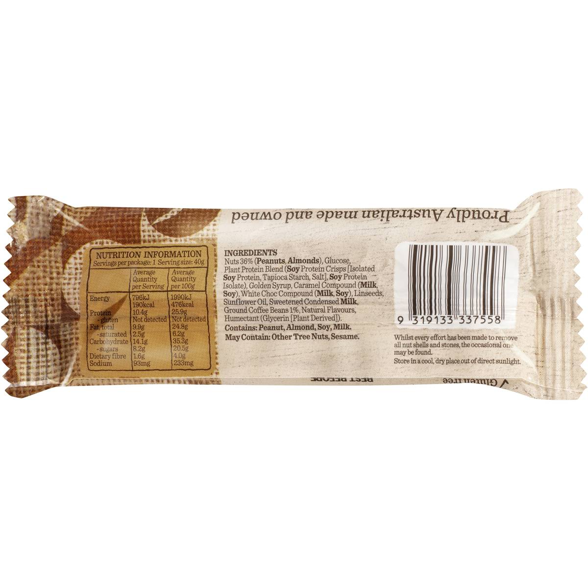 Carman's Protein Bars Iced Coffee Limited Edition 5 Pack