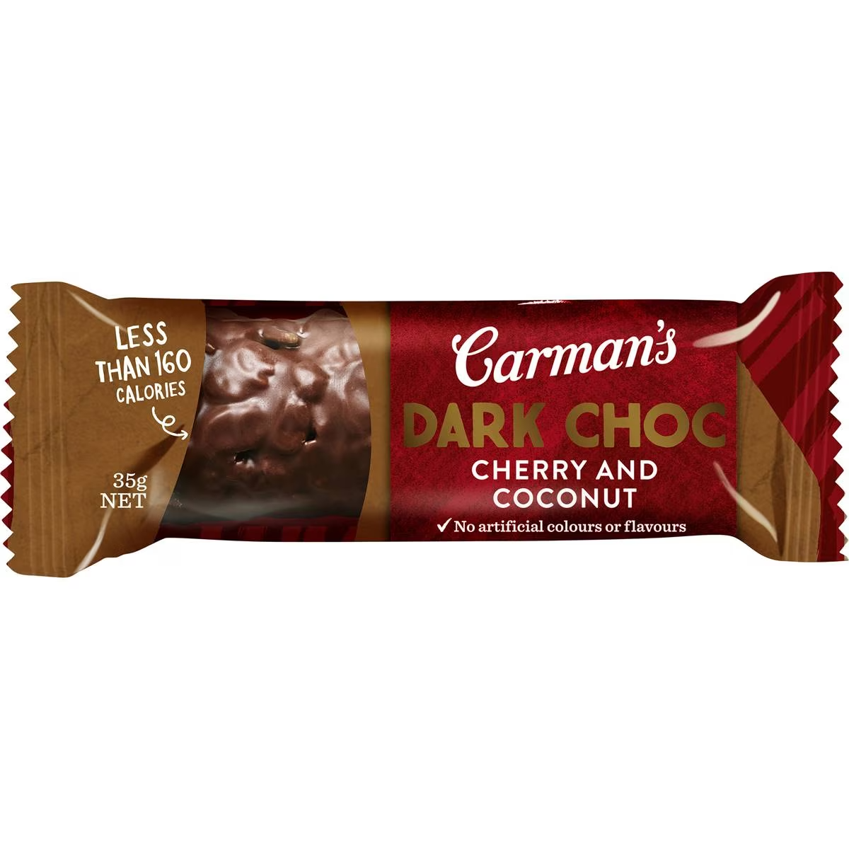 Carman's Muesli Bars Dark Choc, Cherry & Coconut 6 Pack