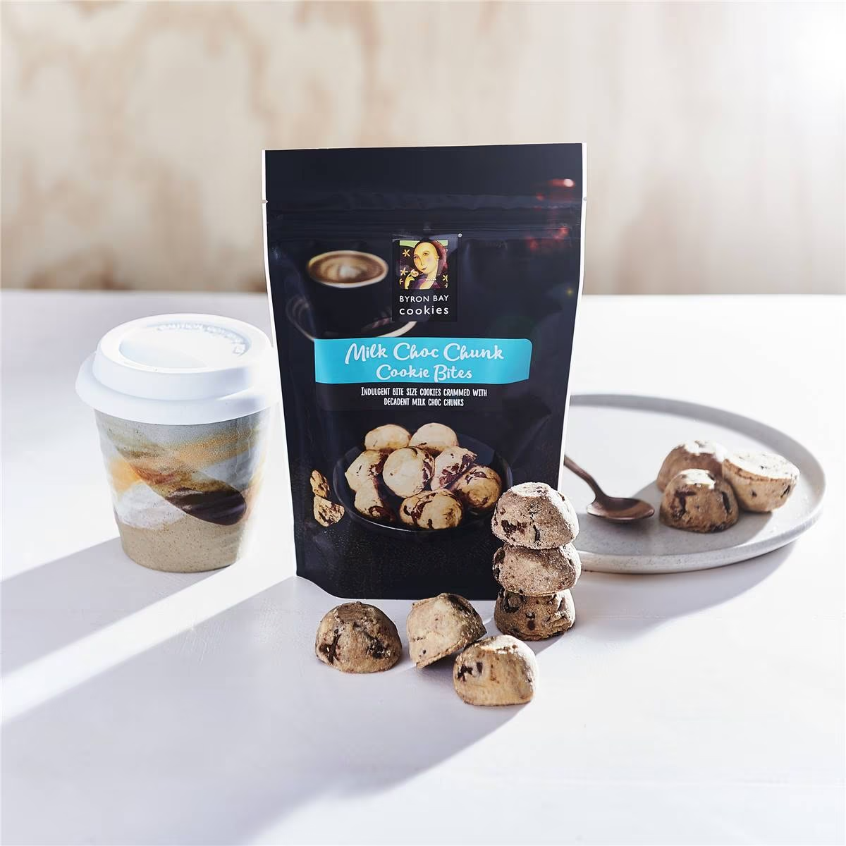 Byron Bay Cookies Milk Choc Chunk Cookie Bites 100g