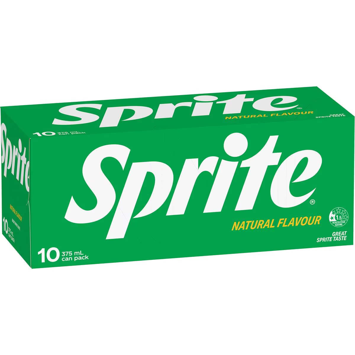 Sprite Lemonade Soft Drink Multipack Cans 375ml x10 Pack