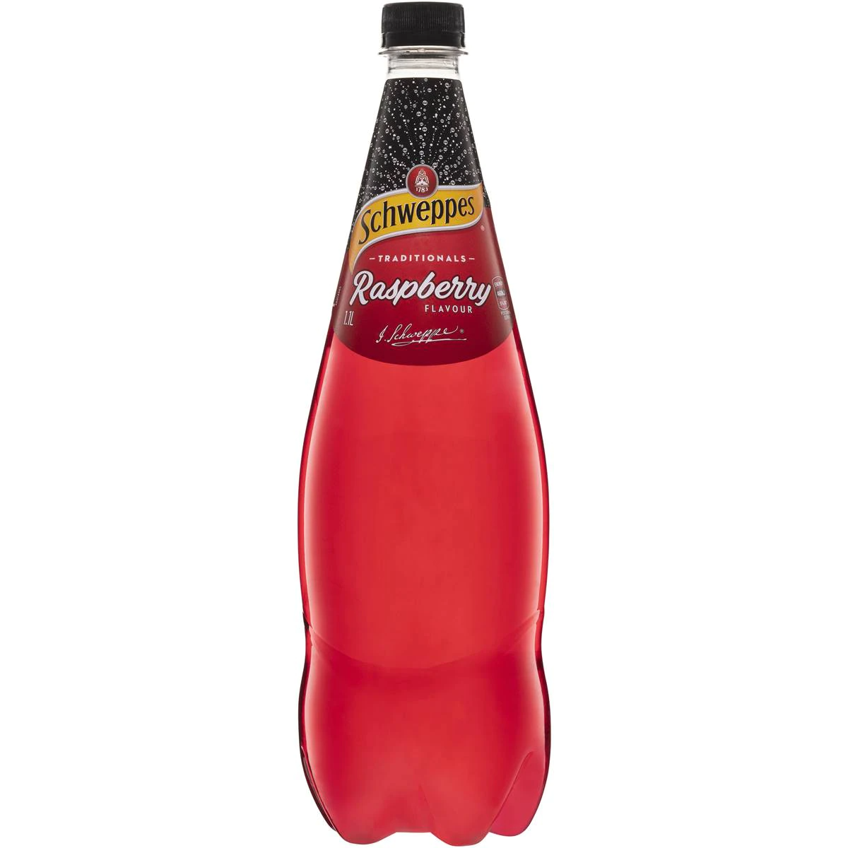 Schweppes Traditional Raspberry Soft Drink Bottle 1.1l