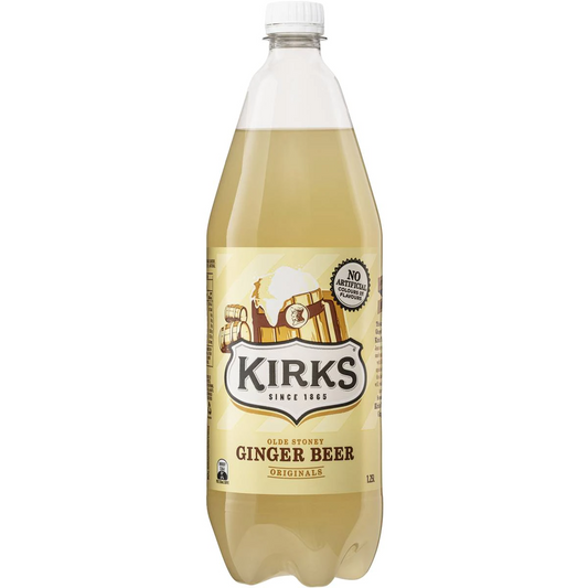 Kirks Ginger Beer Soft Drink Bottle 1.25l