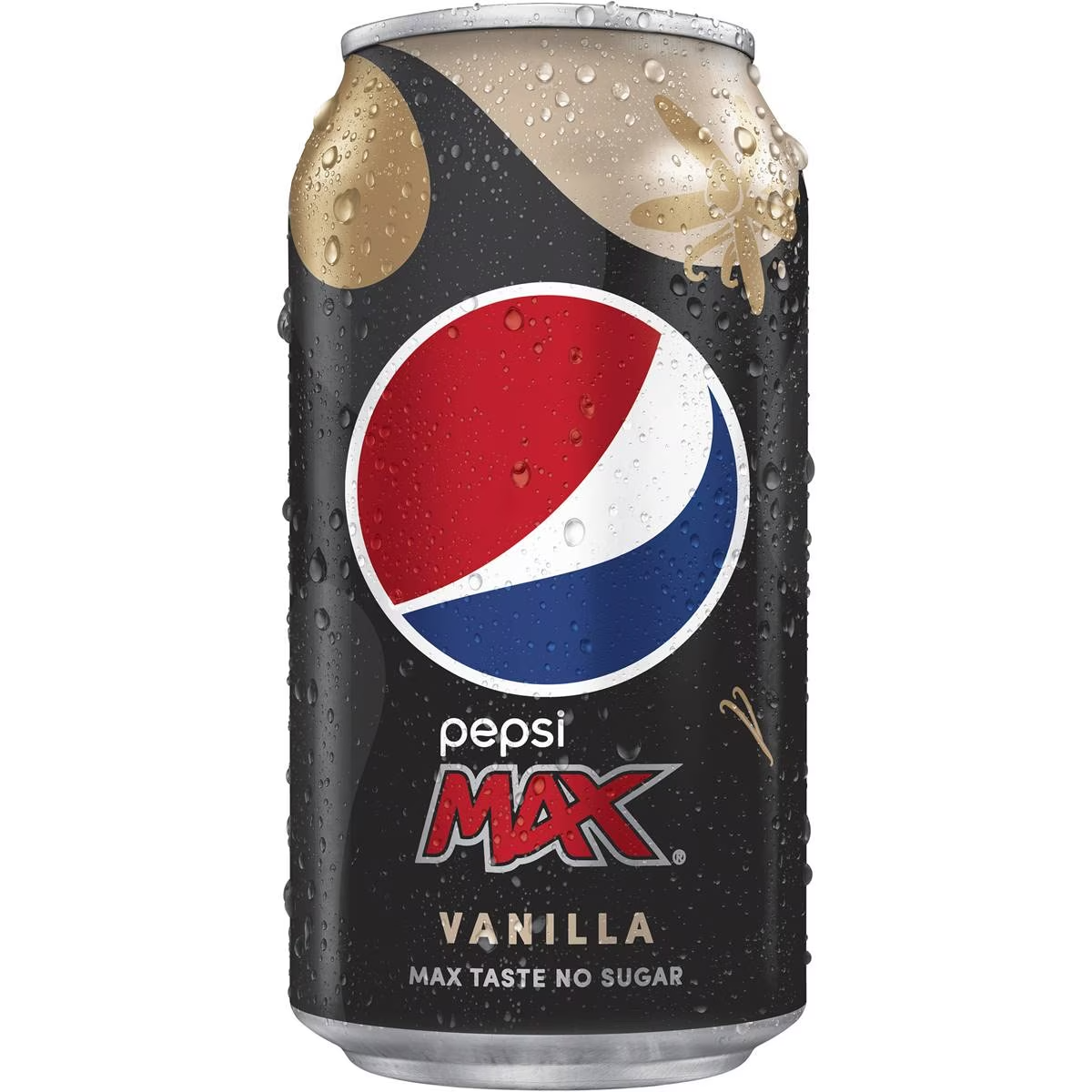 Pepsi Max No Sugar Vanilla Cola Soft Drink Cans Multipack 375ml X 10 Pack