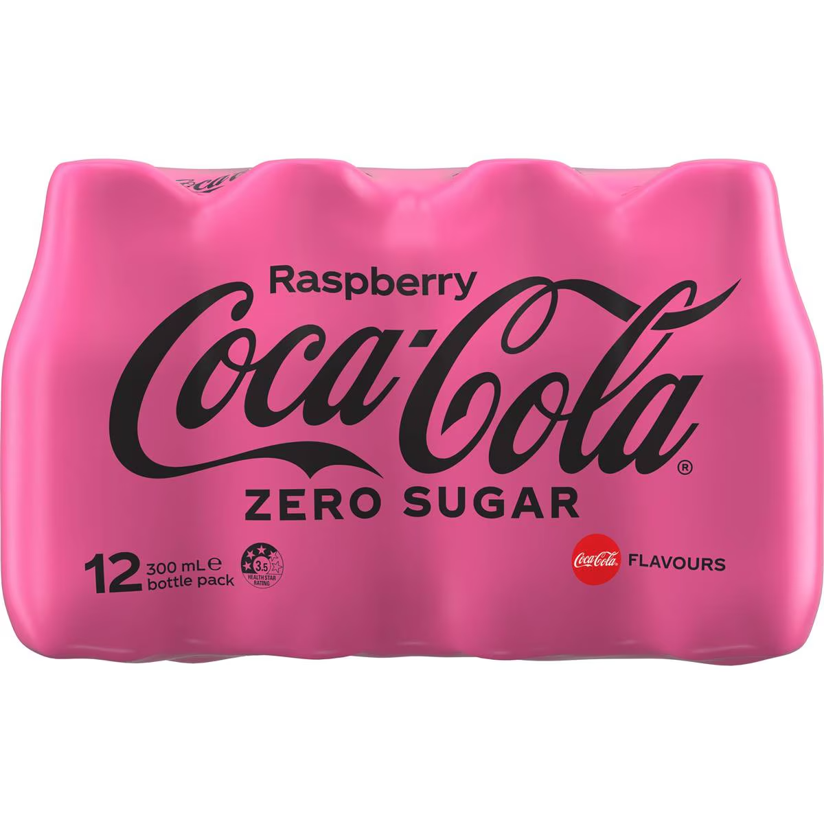 Coca - Cola Raspberry Zero Sugar Bottles 300ml X 12 Pack