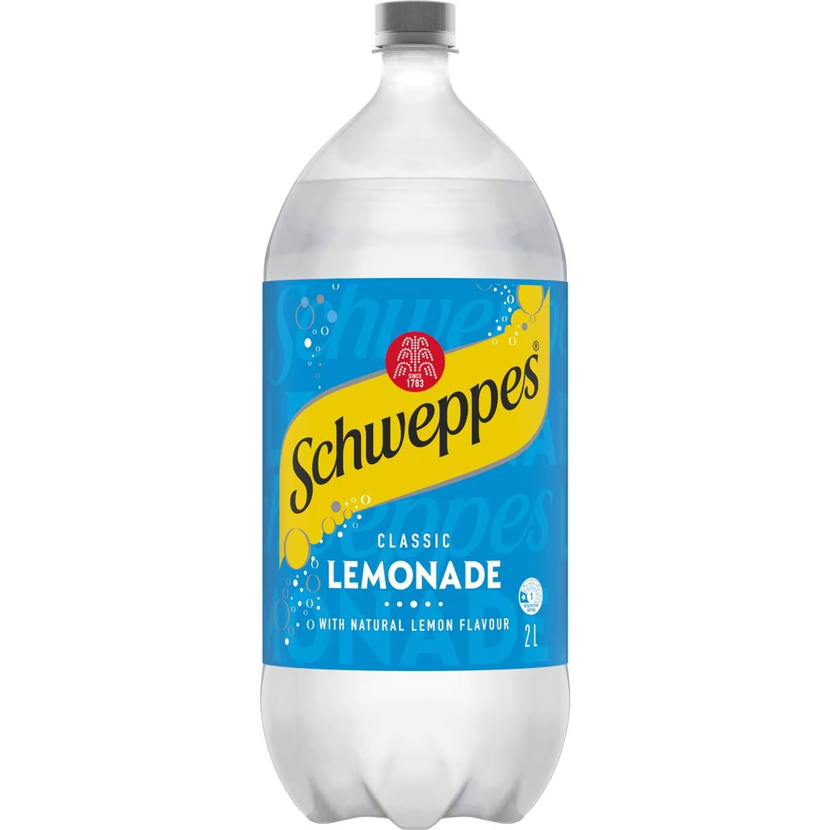 Schweppes Lemonade Soft Drink Single Bottle 2l