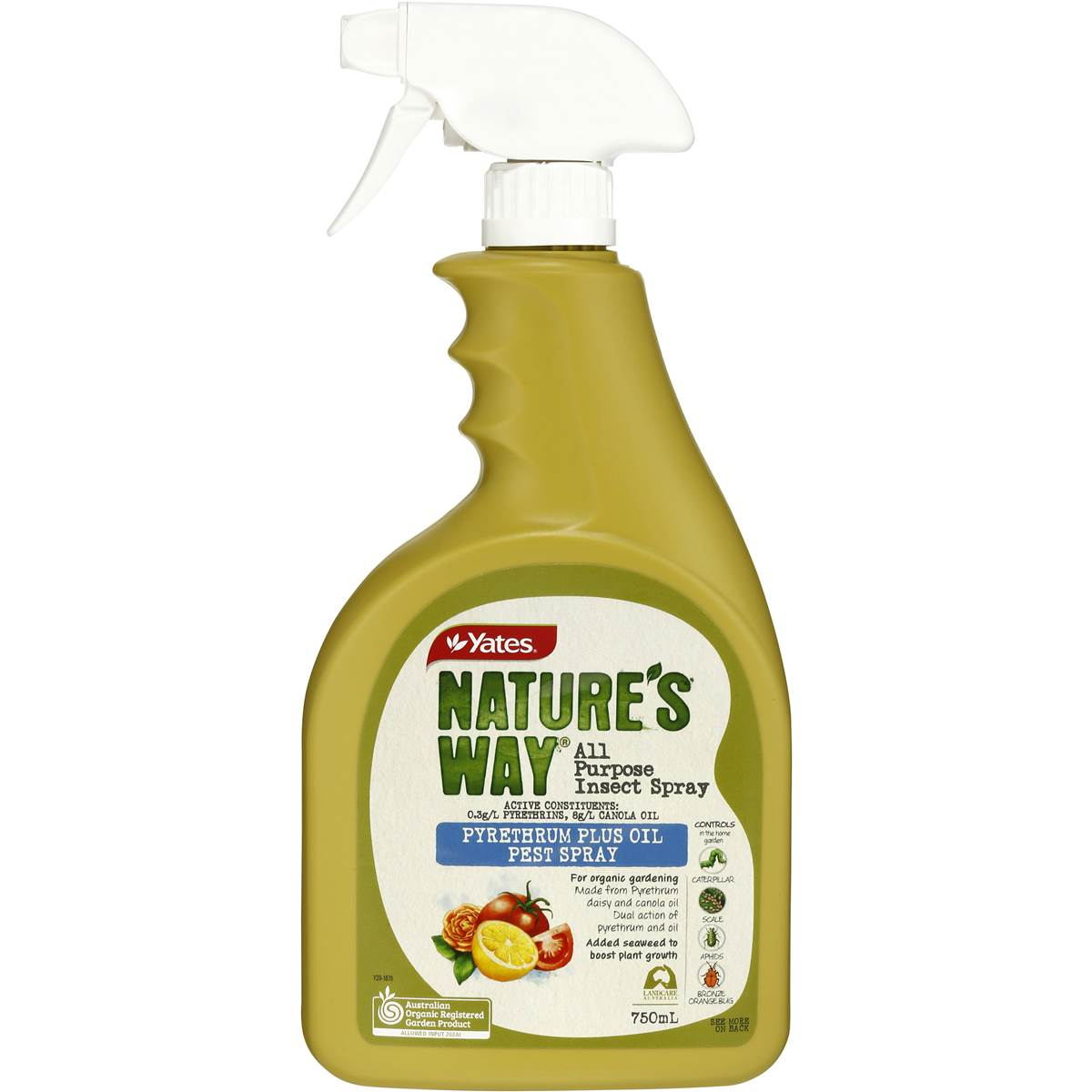 Yates Insect Spray Nature's Way All Purpose 750ml