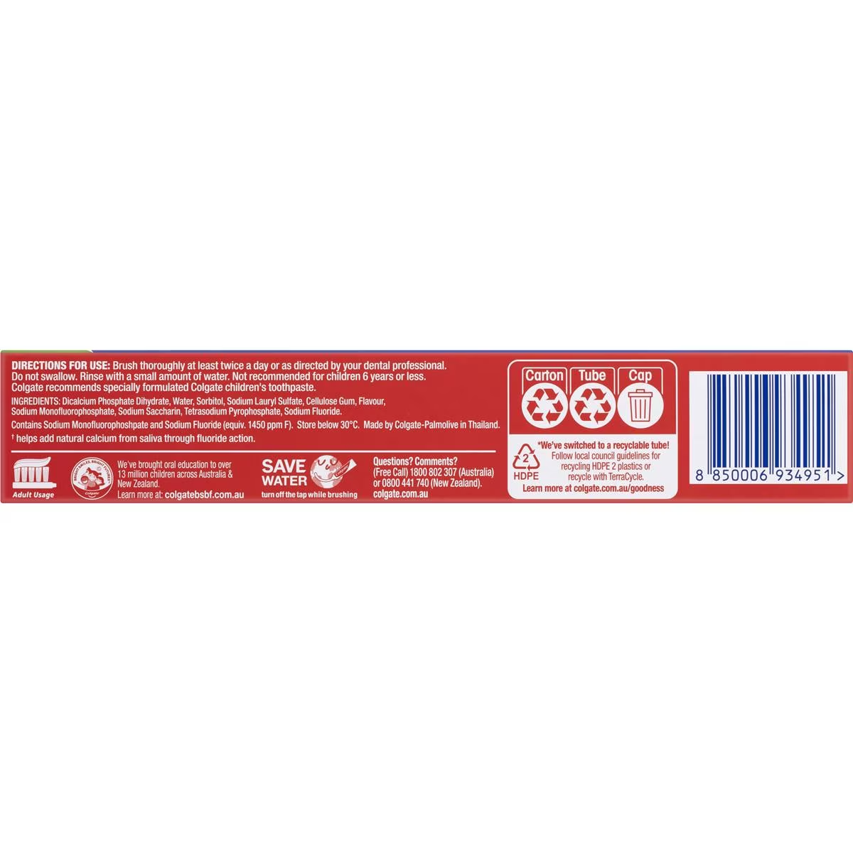 Colgate Toothpaste Maximum Cavity Protection 180g