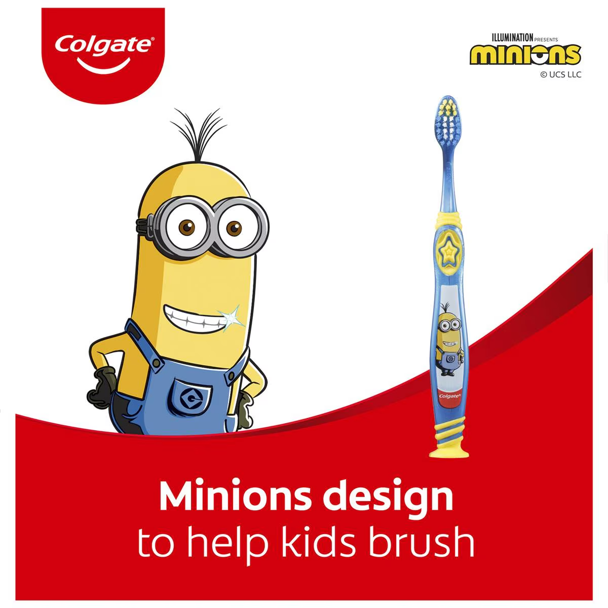 Colgate Toothbrush Minions Kids 6+ Years 2 Pack