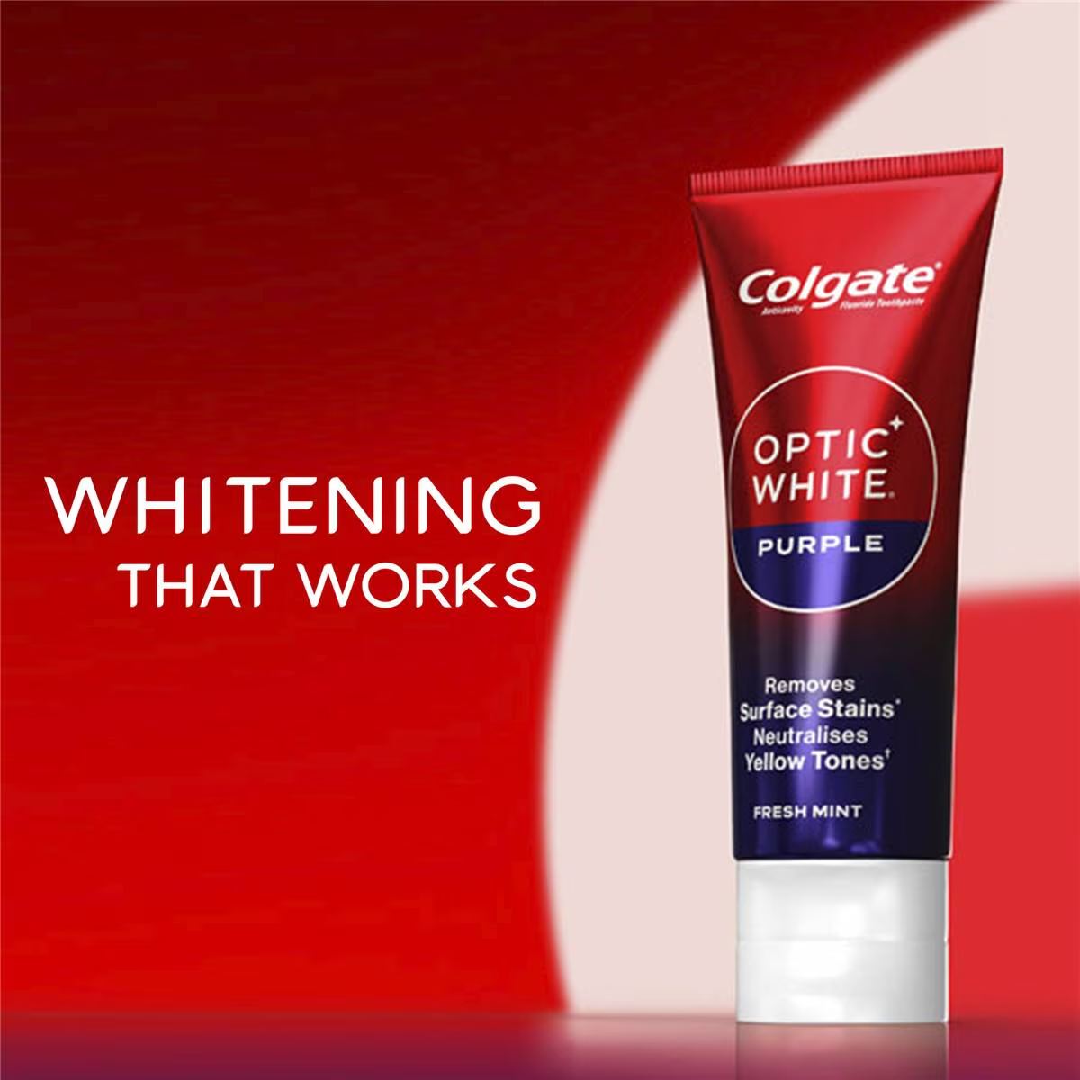 Colgate Optic White Purple Whitening Toothpaste 100g