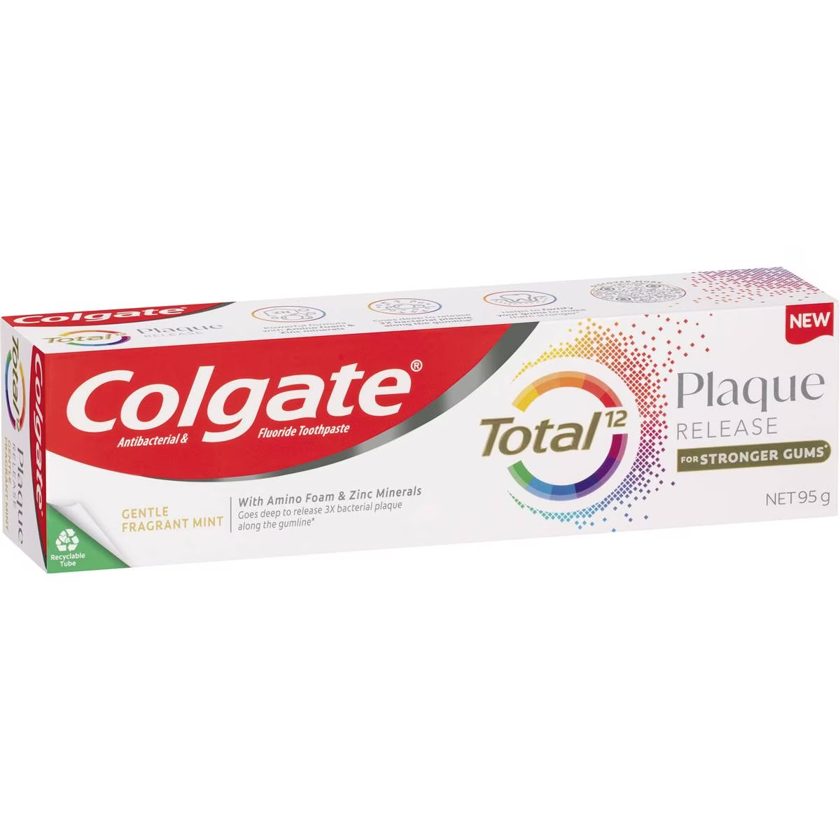 Colgate Plaque Release Toothpaste Total Fragrant Mint 95g