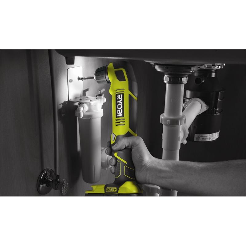 Ryobi One+ 18V Right Angle Cordless Drill Driver - Skin Only