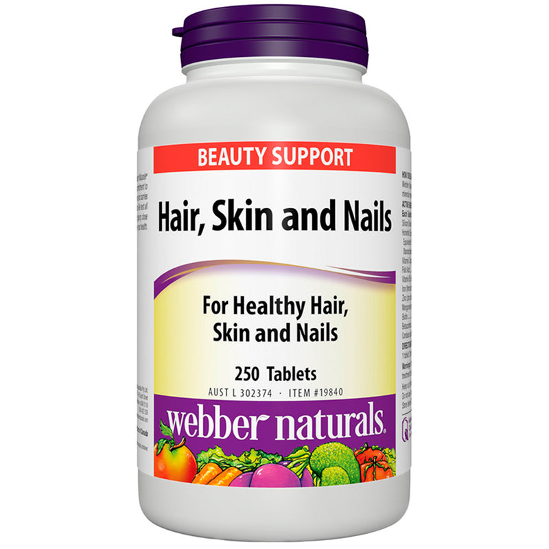 Webber Naturals Beauty Support - Hair, Skin & Nails, 250 Tablets