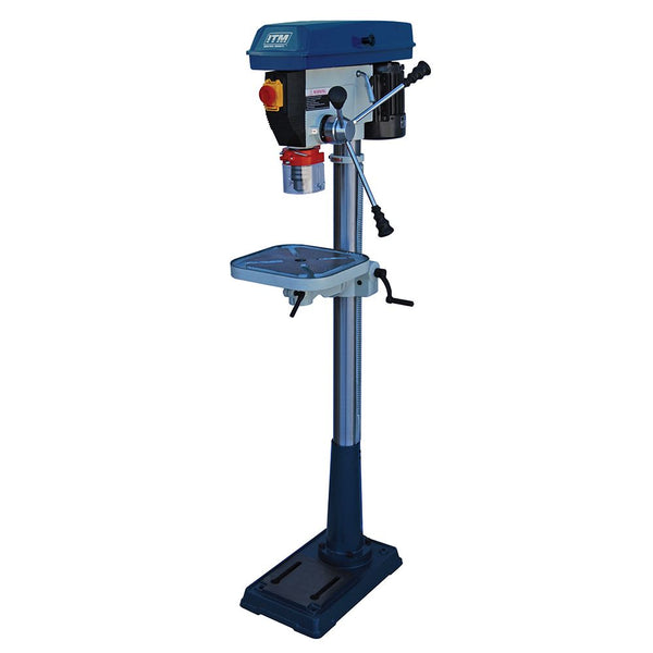 ITM 550W 16mm 16-Speed Swing Pedestal Floor Drill Press TD1416F