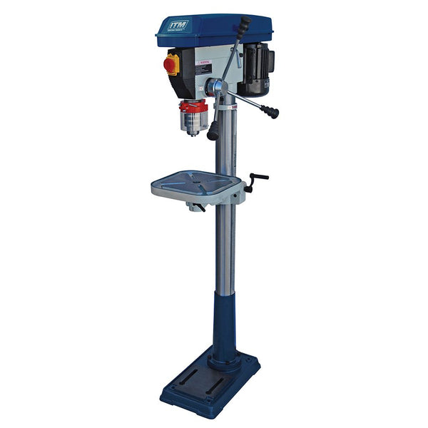 ITM 750W 20mm 12-Speed Swing Pedestal Floor Drill Press TD1420F