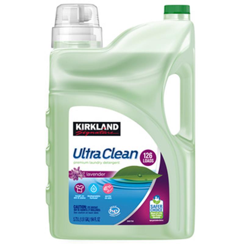 Kirkland Signature Ultra Clean Premium Lavender Detergent - 126 Loads - 5.73L