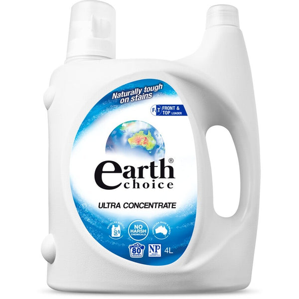 Earth Choice Laundry Liquid Ultra Concentrate Top & Front Loader Bulk 4L