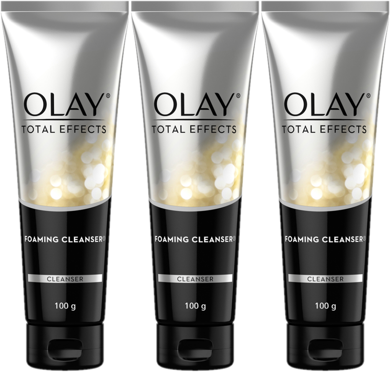 Olay Total Effects Foaming Cleanser 3 x 100ml